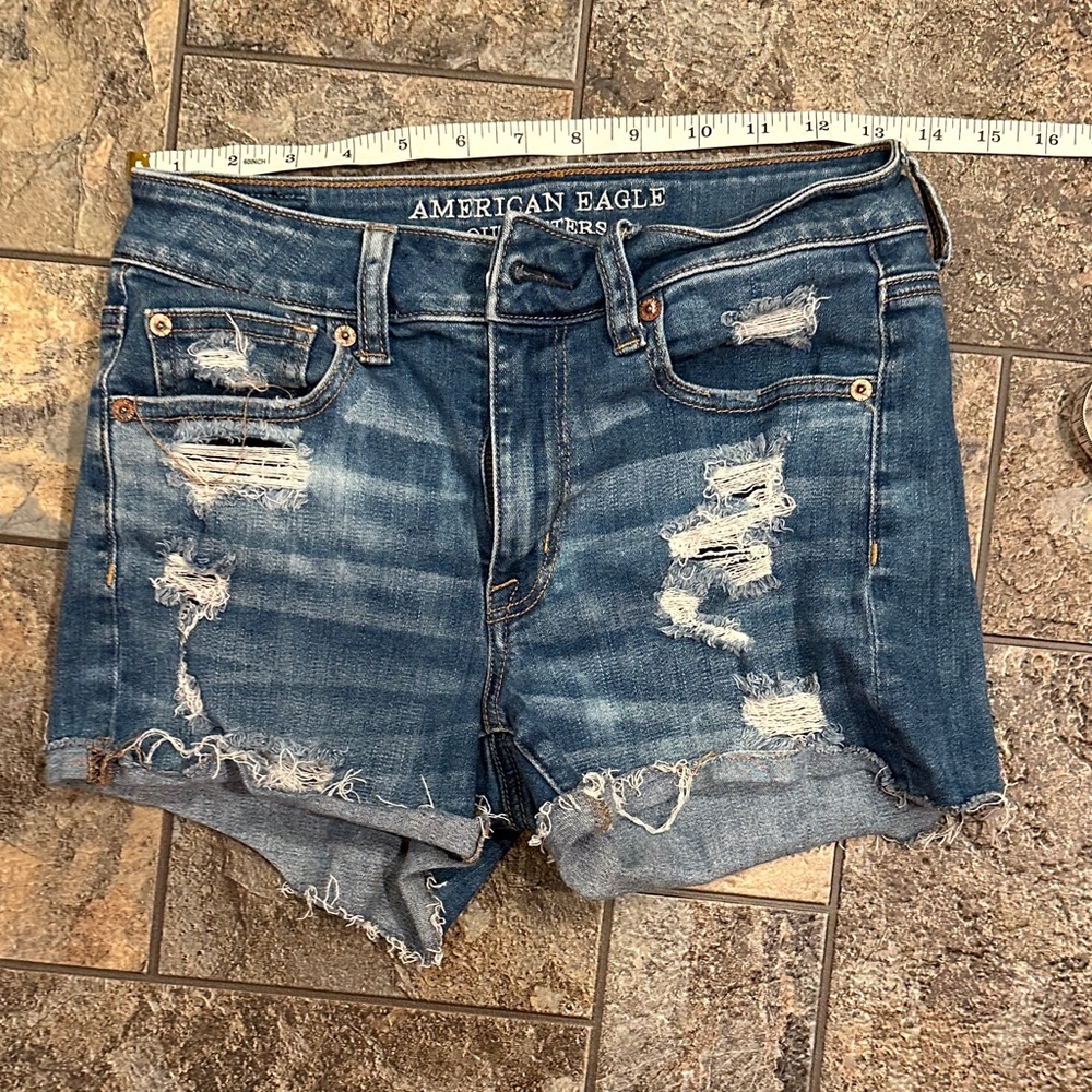 American Eagle Outfitters Distressed Denim Shorts